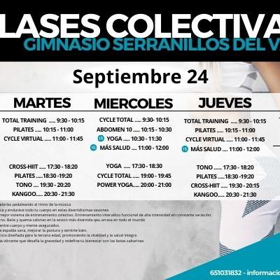 CLASES COLECTIVAS Serranillos del valle